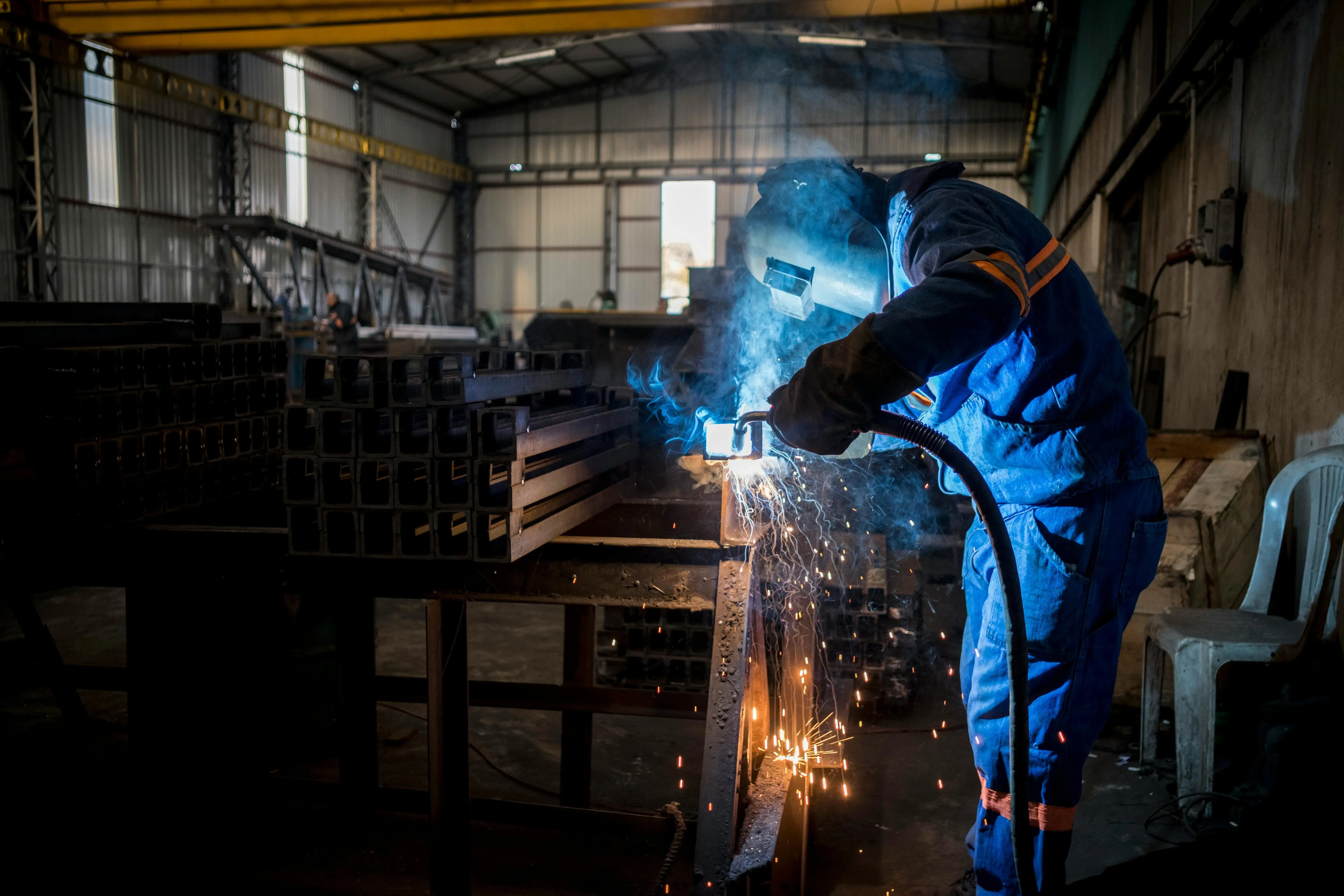 Entorno industrial para capacitaciones de seguridad e higiene